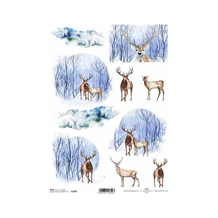 1465 ITD COLLECTION ДЕКУПАЖНА ОРИЗОВА ХАРТИЯ А4 - R1465 - Изображение 1