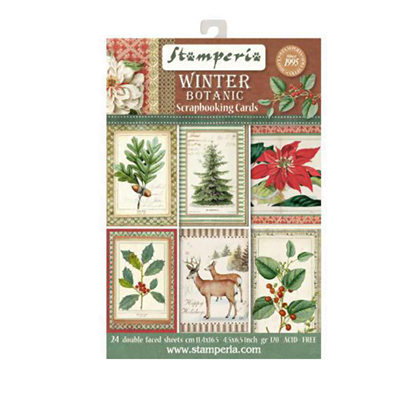 SBBPC06.jpg STAMPERIA WINTER BOTANIC БЛОКЧЕ ХАРТИЯ 11,4/16,5СМ - SBBPC06 - Изображение 1