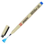SAKURA PIGMA BRUSH PEN BLUE XSDK-BR#36