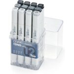 COPIC MARKER КОМПЛЕКТ - NEUTRAL GRAY COLORS 12 ЦВ.