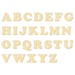 STAMPERIA ДЪРВЕНИ КЛАСИЧЕСКИ ЦИФРИ 30 БР, H:2СМ МАЛКИ GKL006