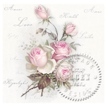 SAGEN VINTAGE САЛФЕТКИ ЗА ДЕКУПАЖ 33/33 СМ - 80015