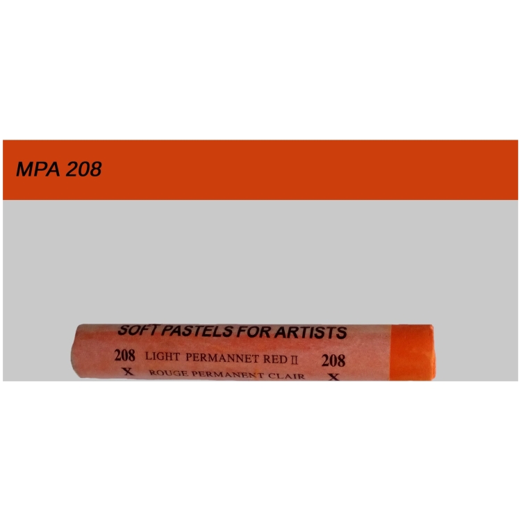 111208-82025 MUNGYO СУХ ПАСТЕЛ ПЕРМАНЕНТ ЧЕРВЕН СВЕТЪЛ MPA 208 - Изображение 1