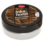 VIVA DECOR INKA TEXTIL 50 МЛ - ПЛАТИНЕНО БЯЛА