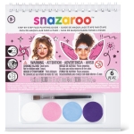 SNAZAROO КОМПЛЕКТ БОИ ЗА ЛИЦЕ 4X1 МЛ. + ЧЕТКА - GIRLS