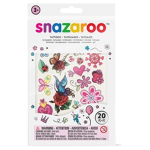 SNAZAROO ВРЕМЕННИ ТАТУИРОВКИ 20 БР. АСОРТИ - GIRLS
