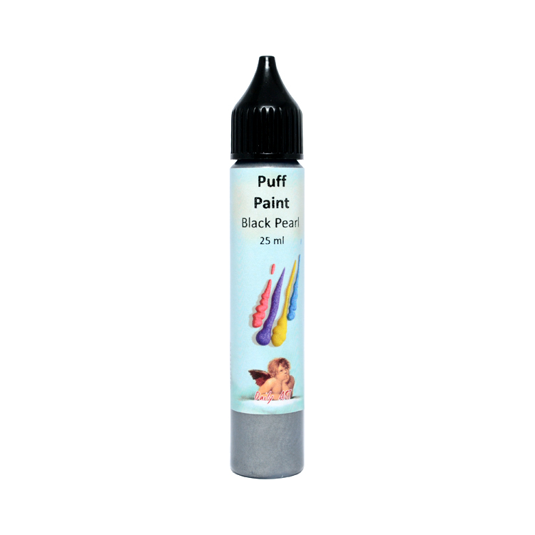 DAILY ART PUFF PAINT КОНТУР 25 МЛ - ПЕРЛЕНО ЧЕРЕН - Изображение 1