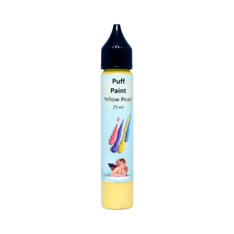 DAILY ART PUFF PAINT КОНТУР 25 МЛ - ПЕРЛЕНО ЖЪЛТ - Изображение 1
