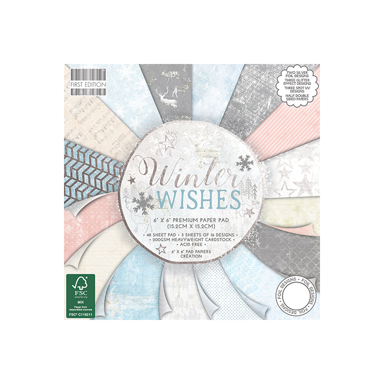 163170-144309 FIRST EDITION ДИЗАЙНЕРСКО БЛОКЧЕ WINTER WISHES 15,2/15,2 - Изображение 1
