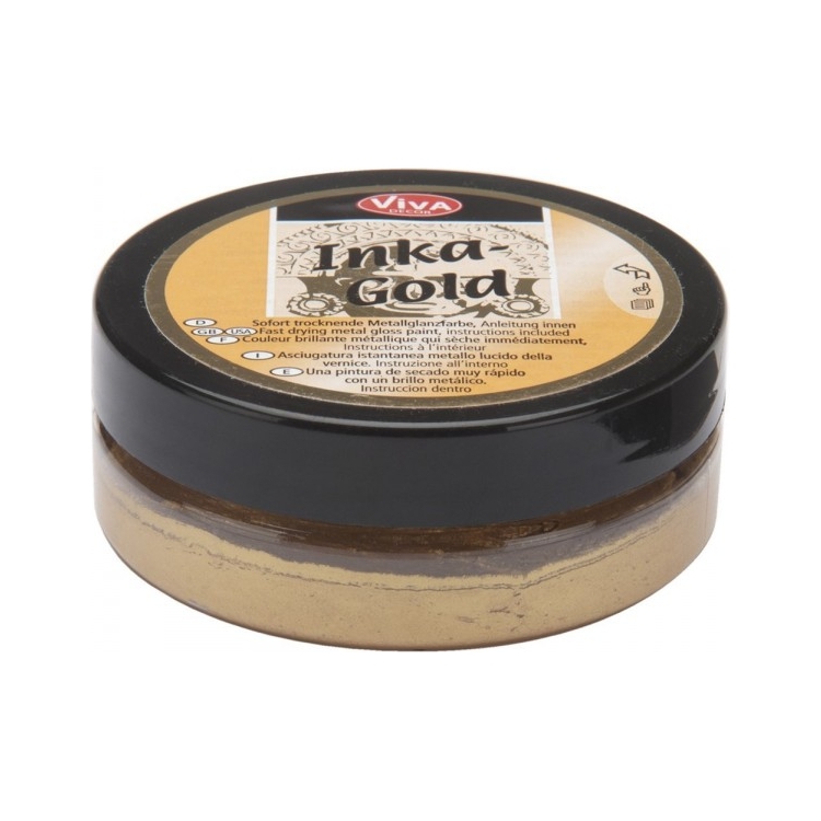 204001-106373 VIVA DECOR INKA GOLD 62.5 G - GOLD - Изображение 1