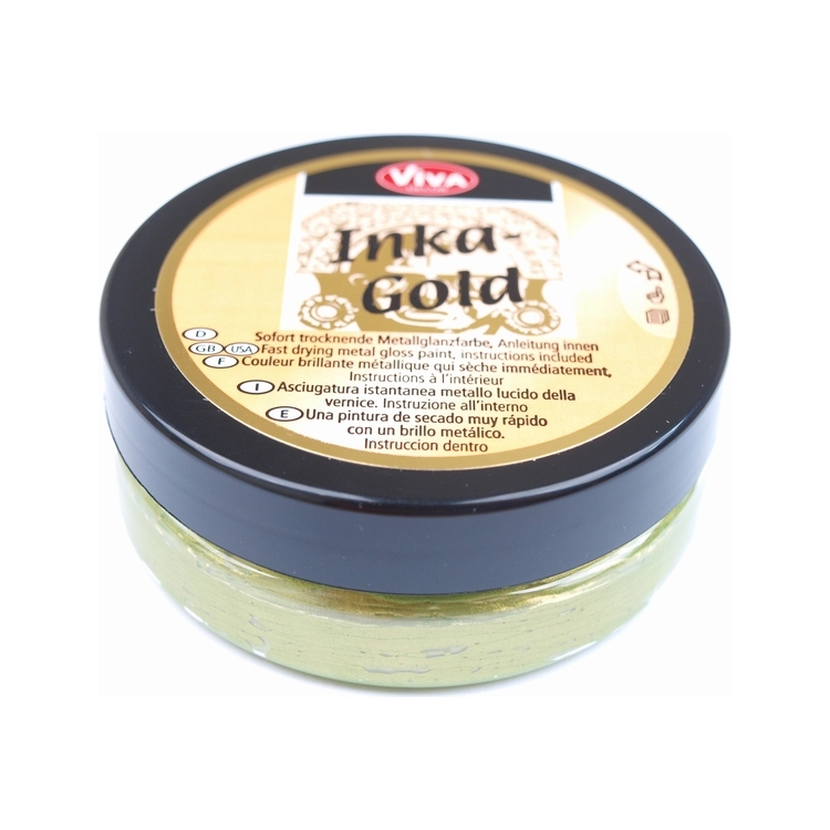 204906-106376 VIVA DECOR INKA GOLD 62.5 G - GREEN YELLOW - Изображение 1