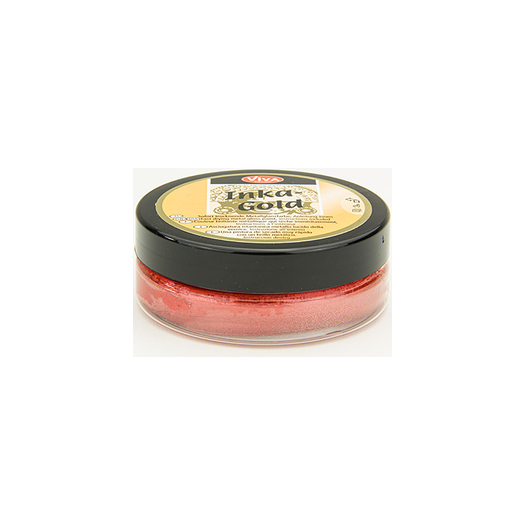 204915-106384 VIVA DECOR INKA GOLD 62.5 G - LAVA RED - Изображение 1