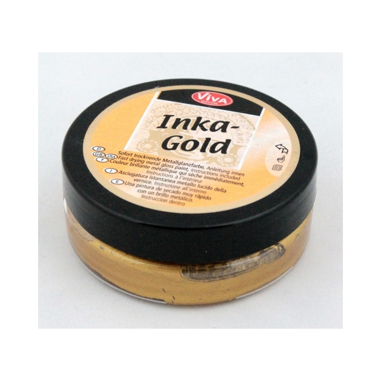 204918-106360 VIVA DECOR INKA GOLD 62.5 G - OLD GOLD - Изображение 1