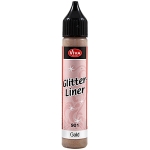 VIVA DECOR GLITTER LINER 28 МЛ - ЗЛАТЕН