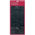 STAMPERIA ALFABETO ADESIVO 375 БР - SBA253
