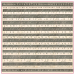 STAMPERIA ALPHABET ДЕКУПАЖНА ОРИЗОВА ХАРТИЯ 50/50 - DFT264