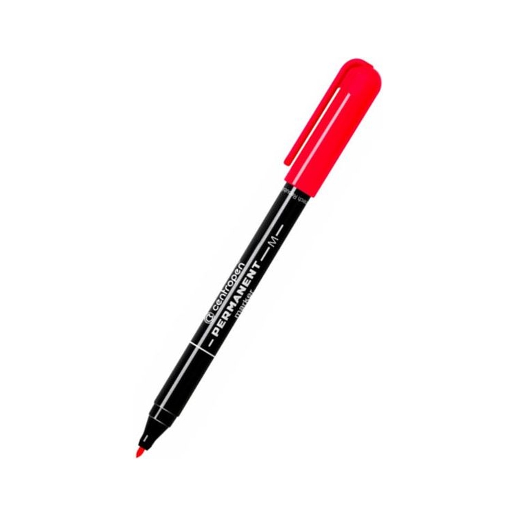 284604-138960 CENTROPEN PERMANENT MARKER M - ЧЕРВЕН - Изображение 1