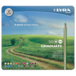 LYRA GRADUATE ЦВЕТНИ МОЛИВИ КОМПЛЕКТ В МЕТАЛНА КУТИЯ 24 ЦВ.
