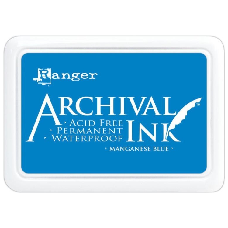 304540-104482 RANGER ARCHIVAL ПЕРМАНЕНТНО МАСТИЛО - MANGANESE BLUE - Изображение 1