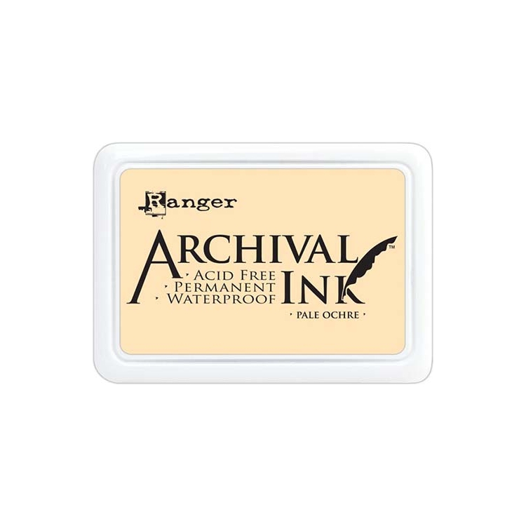 306210-121839 RANGER ARCHIVAL ПЕРМАНЕНТНО МАСТИЛО - PALE OCHRE - Изображение 1