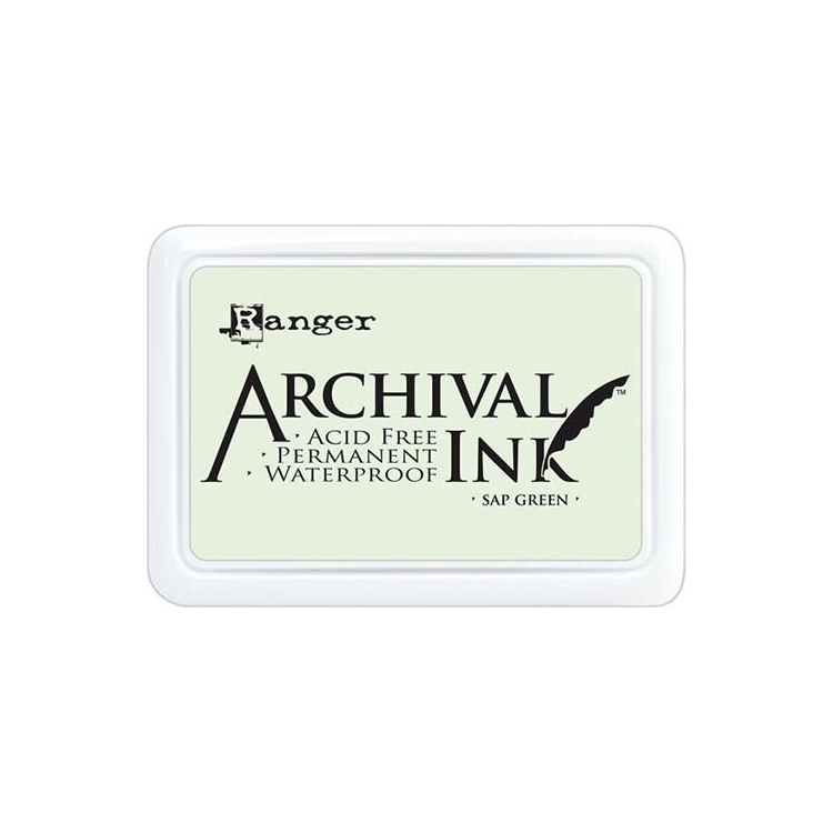 306450-121838 RANGER ARCHIVAL ПЕРМАНЕНТНО МАСТИЛО - SAP GREEN - Изображение 1