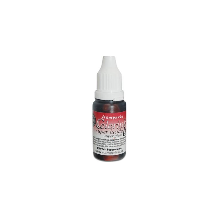 317040-107229 STAMPERIA COLOR INK 14 ML - KAV04 CHILLI PEPPER - Изображение 1