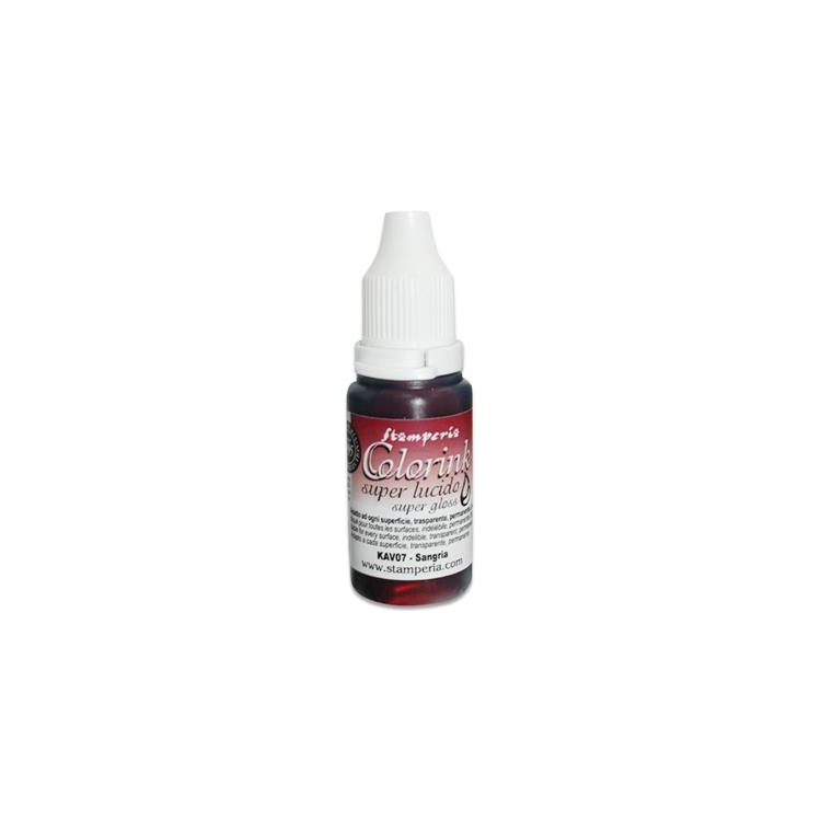 317070-107236 STAMPERIA COLOR INK 14 ML - KAV07 SANGRIA - Изображение 1
