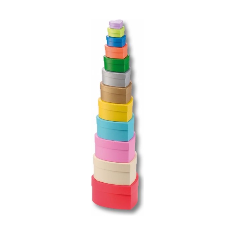330911-88505 FOLIA КАРТОНЕНА КУТИЯ СЪРЦЕ - СВЕТЛО ЖЪЛТА 14 СМ. - Изображение 1