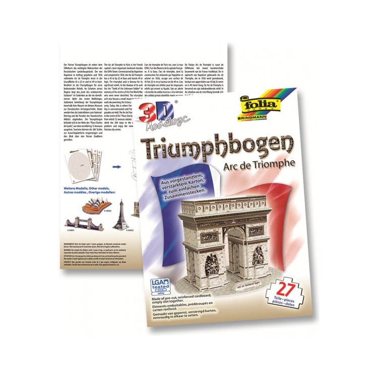 340030-84672 FOLIA 3 D ПЪЗЕЛ TRIUMPHBOGEN - Изображение 1