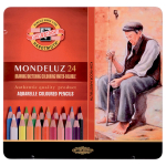 KOH-I-NOOR ГРАФИЧЕН КОМПЛЕКТ MONDELUZ АКВАРЕЛНИ МОЛИВИ 24 ЦВ