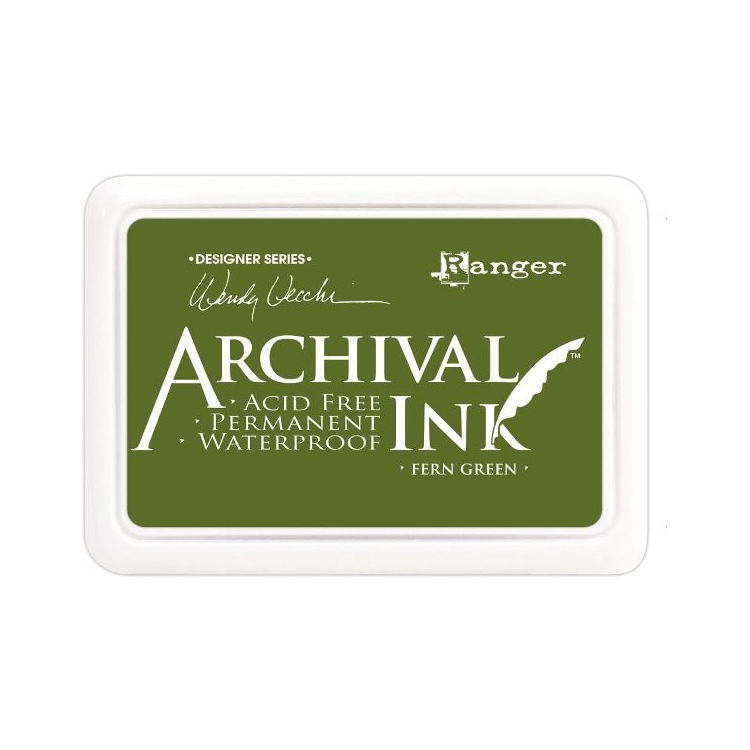 389620-110891 RANGER ARCHIVAL ПЕРМАНЕНТНО МАСТИЛО - FERN GREEN - Изображение 1