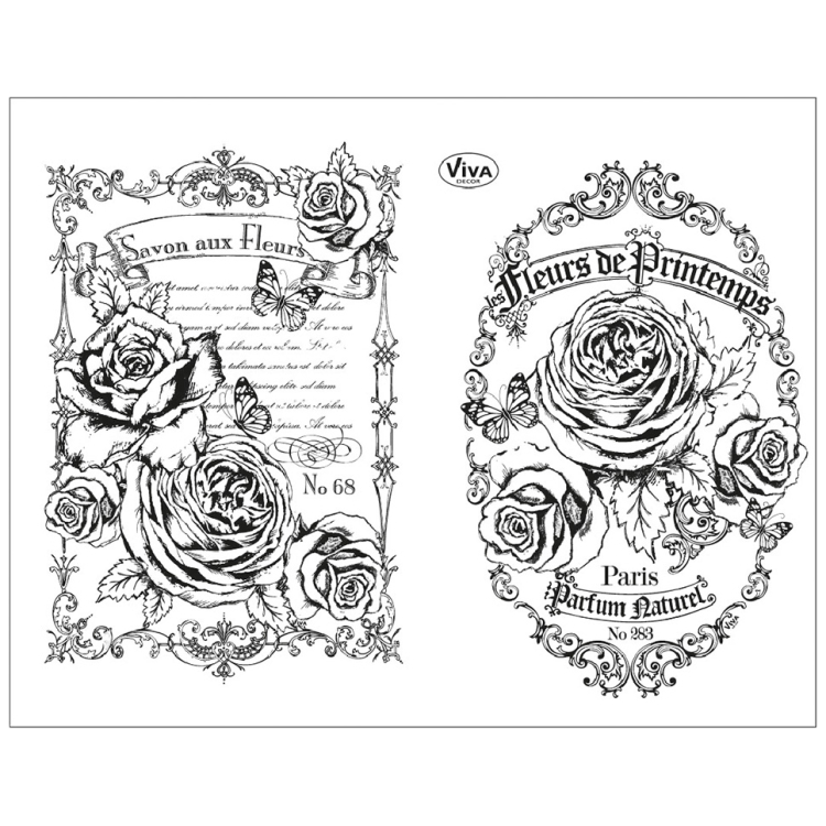 403095-106320 VIVA DECOR СИЛИКОНОВИ ПЕЧАТИ - FLEURS DE PRINTEMPS - Изображение 1