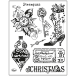 VIVA DECOR СИЛИКОНОВИ ПЕЧАТИ - STEAMPUNK CHRISTMAS