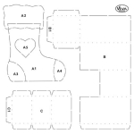 VIVA DECOR ПОДАРЪЧЕН ШАБЛОН 30 Х 30 СМ - 4008 014 00