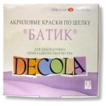 DECOLA АКРИЛНА БОЯ ЗА БАТИК 9 X 50 МЛ 4441449