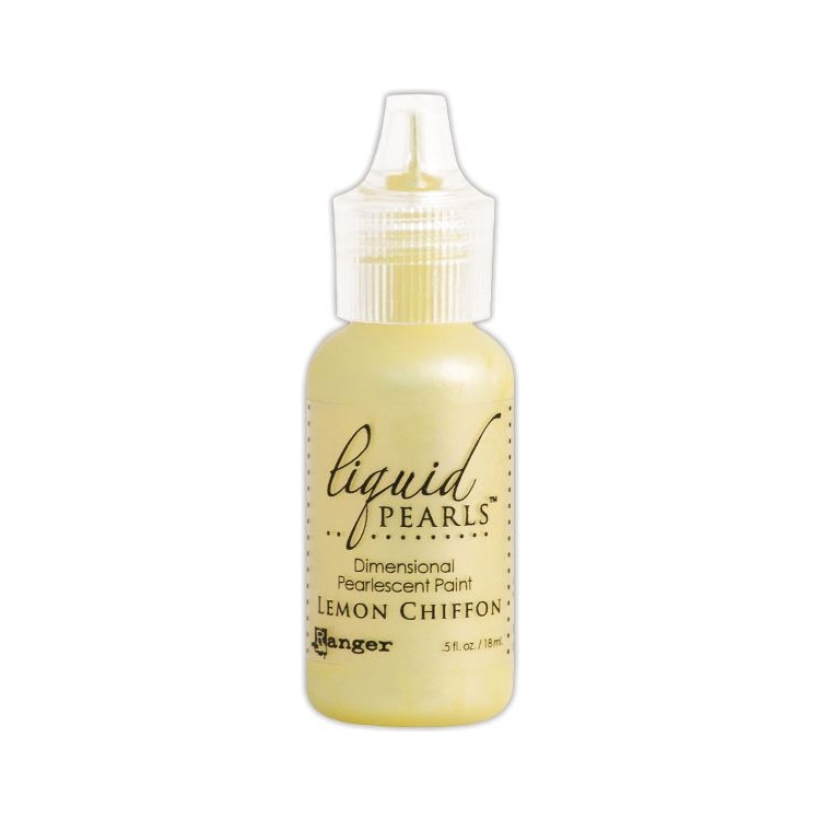 475130-110883 RANGER LIQUID PEARLS ПЕРЛЕНА БОЯ 18 МЛ - LEMON CHIFFIN - Изображение 1