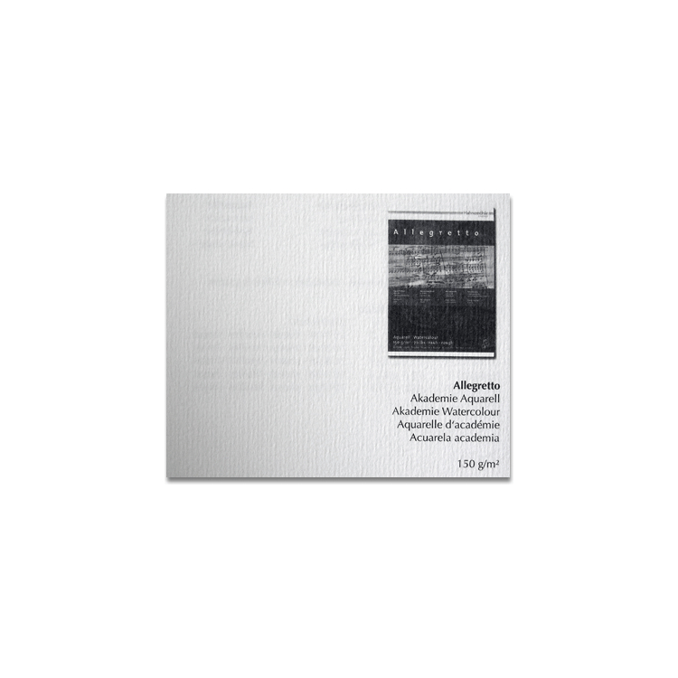 627003-106086 HAHNEMUHLE АКВАРЕЛНА ХАРТИЯ ALLEGRETTO 150 ГР 50/65 СМ - Изображение 1