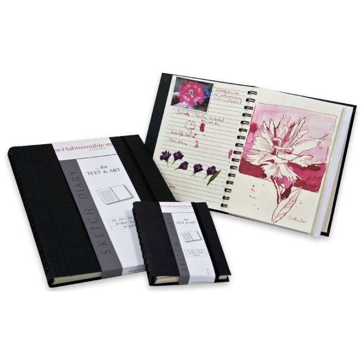 628755-107673 HAHNEMUHLE СКИЦНИК TEXT & ART 120 ГР. 60 Л. А4 ЧЕРЕН - Изображение 1