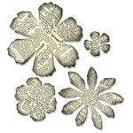 SIZZIX BIGZ ЩАНЦИ ЗА ИЗРЯЗВАНЕ - TATTERED FLORALS