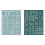 SIZZIX ПАПКИ ЗА РЕЛЕФ - BINGO & PATCHWORK SET