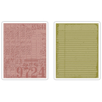 SIZZIX ПАПКИ ЗА РЕЛЕФ - COLLAGE & NOTEBOOK SET