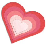SIZZIX FRAMELITS ЩАНЦИ ЗА ИЗРЯЗВАНЕ - HEARTS