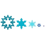 SIZZIX FRAMELITS ЩАНЦИ ЗА ИЗРЯЗВАНЕ - SNOWFLAKES