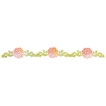 SIZZIX STRIP ЩАНЦИ ЗА ИЗРЯЗВАНЕ - FLOWER, ROSE VINE