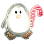 SIZZIX EMBOSSLITS ЩАНЦИ ЗА ИЗРЯЗВАНЕ - PENGUIN W/CANDY CANE
