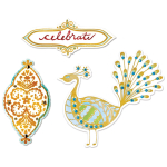 SIZZIX FRAMELITS ЩАНЦИ ЗА ИЗРЯЗВАНЕ И ПЕЧАТ - PEACOCK