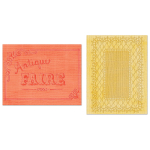 SIZZIX ПАПКИ ЗА РЕЛЕФ - ANTIQUE FAIRE & LACE SET