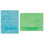 SIZZIX ПАПКИ ЗА РЕЛЕФ - FLEA MARKET & HOBNAIL VASE SET