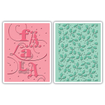 SIZZIX ПАПКИ ЗА РЕЛЕФ - FA LA LA SET