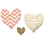 SIZZIX THINLITS ЩАНЦИ ЗА ИЗРЯЗВАНЕ - MEDALLION, HEART